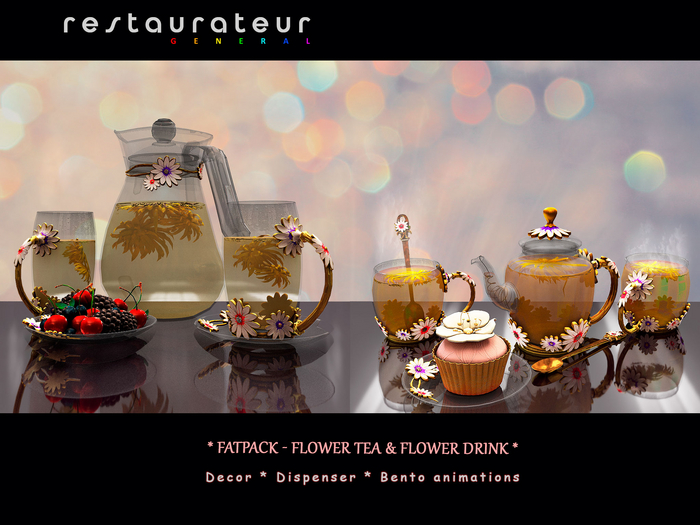 <RG> FATPACK - Flower Tea & Flower Drink.