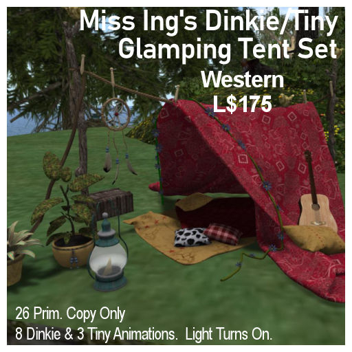 MIss Ing's DT Glamping Tent Western