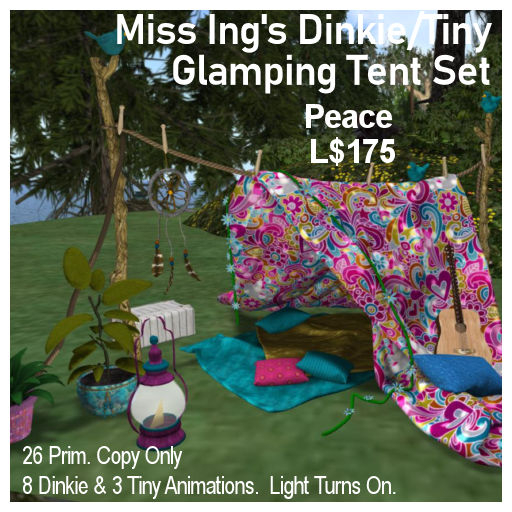 Miss Ing's DT Glamping Tent Peace 
