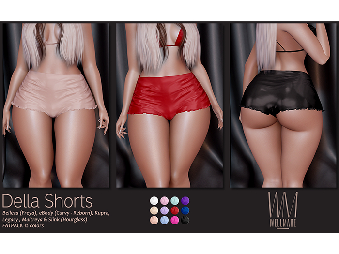 [WellMade] Della Shorts