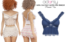 adorsy - Pamela Top Blue - Maitreya/Legacy-Nerido/Lara Petite/Kupra/Reborn-Juicy