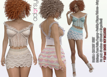 adorsy - Pamela Skirt Fatpack - Maitreya/Legacy-Nerido/Lara Petite/Kupra/Reborn-Juicy