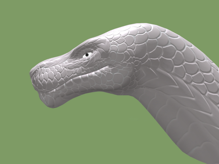 Dwarf Dragon Gorg Head
