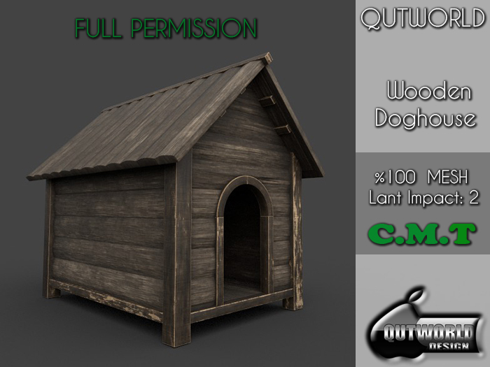 .::QUTWORLD Wooden Doghouse::.FP 