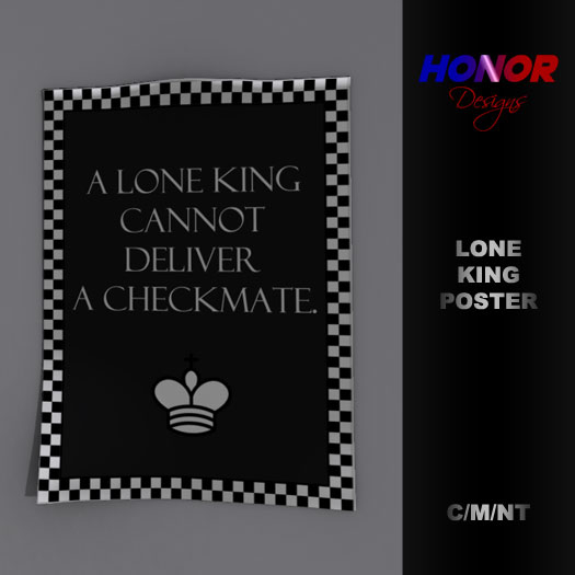 [HONOR] Lone King Poster