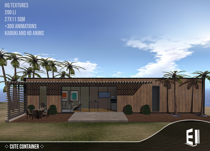 CuteContainer C&M  200 LI Furnished 10x27 PACK !