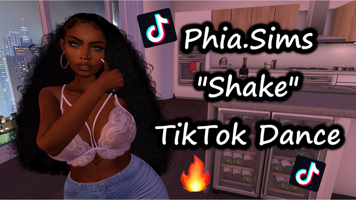 Phia.Sims Shake TikTok Dance Animation