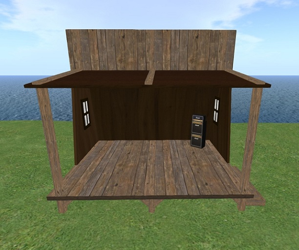 Wood Planks Sugar Shack Stage