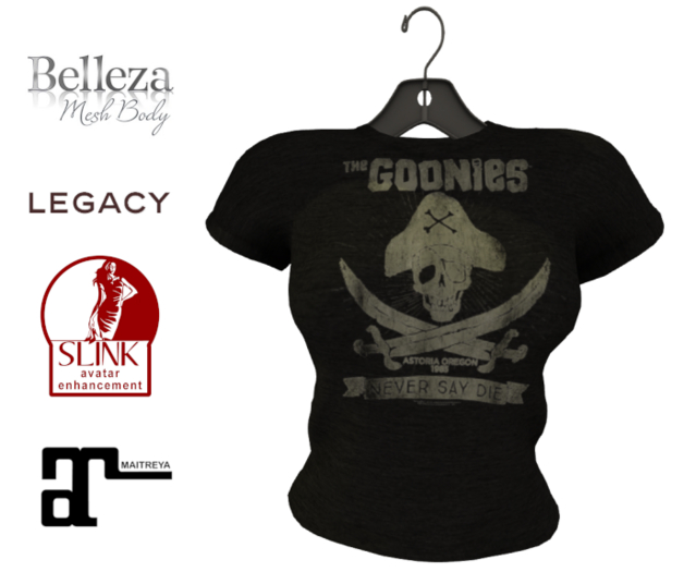Goonies Never Say Die Womens Classic Tee