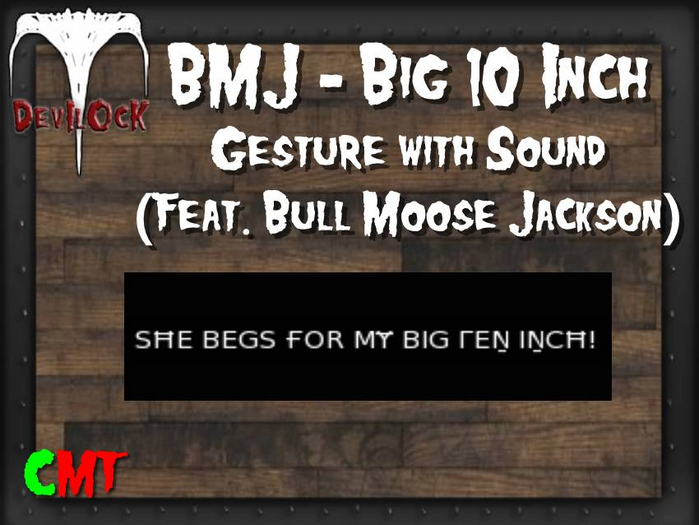 DEVILOCK - BMJ - Big 10 Inch (ADD TO UNPACK)