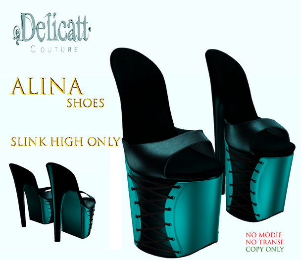 ALINA Shoes Slink High -GREEN (D.D Designs)