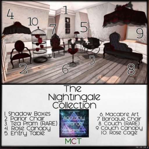 ~ASW~ The Nightingale Couch Canopy