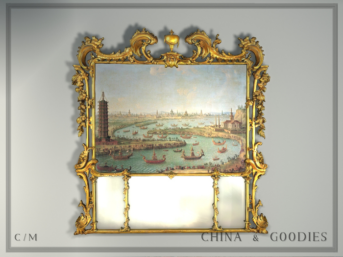 George II Gilt Trumeau -C&G-