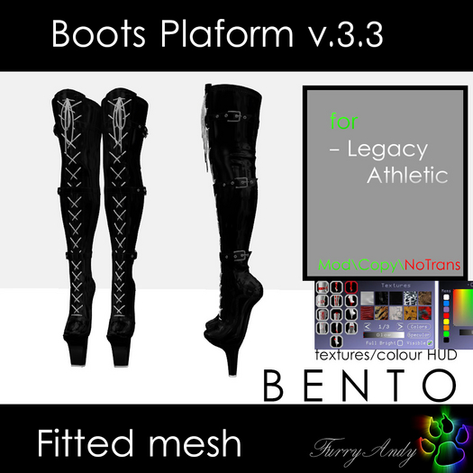 Furry Andy - Boots Platform v3.3 - Legacy Athletic