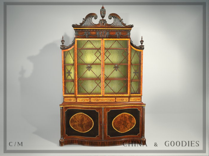 George III Bookcase Etrusque -C&G-