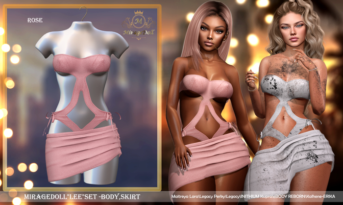 MirageDoll"Lee"Set -BODY,SKIRT Rose