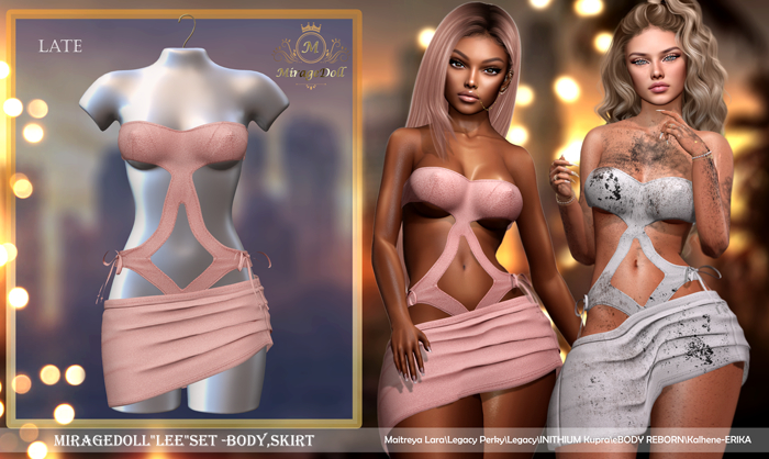 MirageDoll"Lee"Set -BODY,SKIRT Late