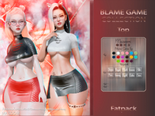 [[ Masoom ]] Blame Game Top FATPACK - Ebody Reborn, Kupra, Legacy, Legacy Perky, Lara, Lara Petite.