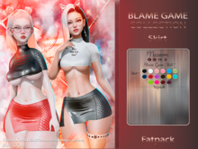 [[ Masoom ]] Blame Game Skirt FATPACK - Ebody Reborn, Kupra, Legacy, Legacy Perky, Lara, Lara Petite.