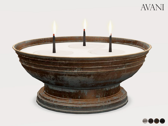 Avani Atoka Collection Offering Bowl Candle, All