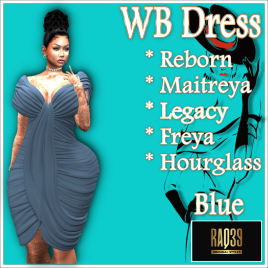 [R39] WB Dress-Blue