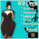 [R39] WB Dress-Brown