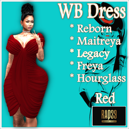 [R39] WB Dress-Red
