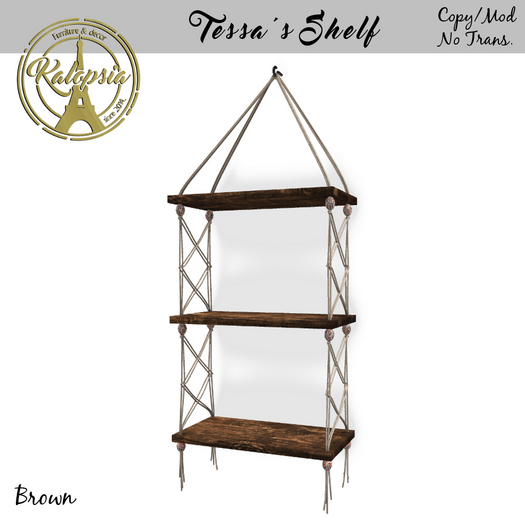Kalopsia - Tessa's Shelf  - Brown