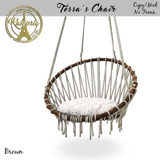 Kalopsia - Tessa's Chair - Brown