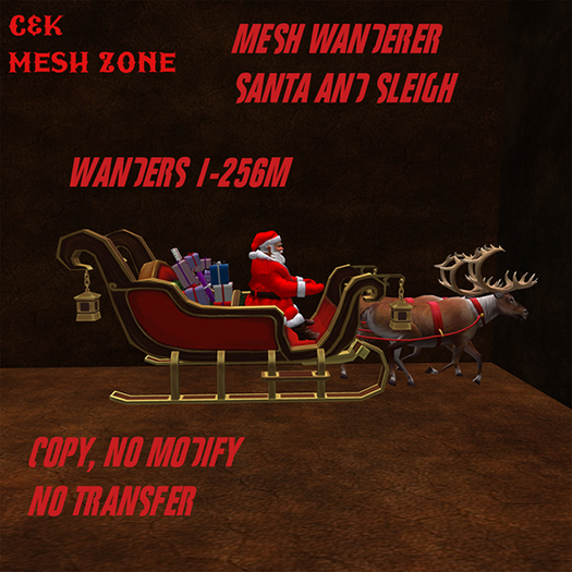santa and sleigh