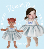 (RBB)- Blue Butterfly Dress
