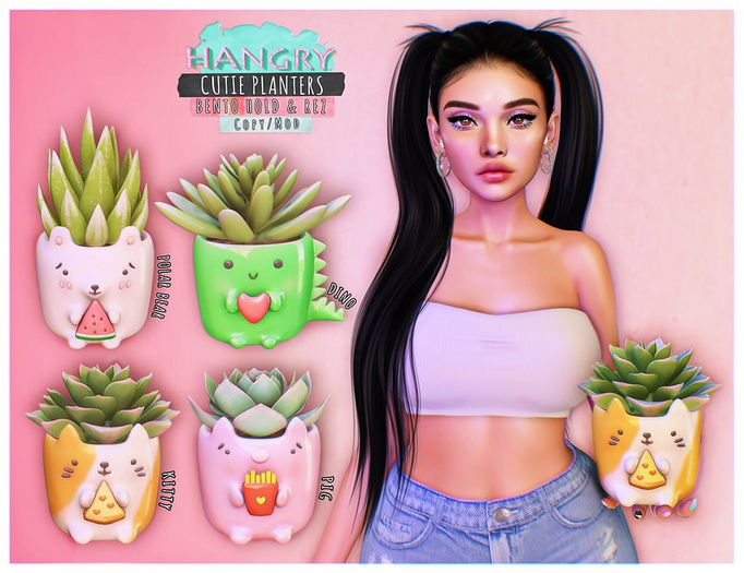 Hangry  - Cutie Planters - FATPACK