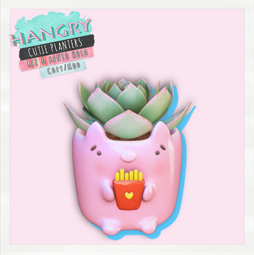 Hangry  - Cutie Planters - Pig