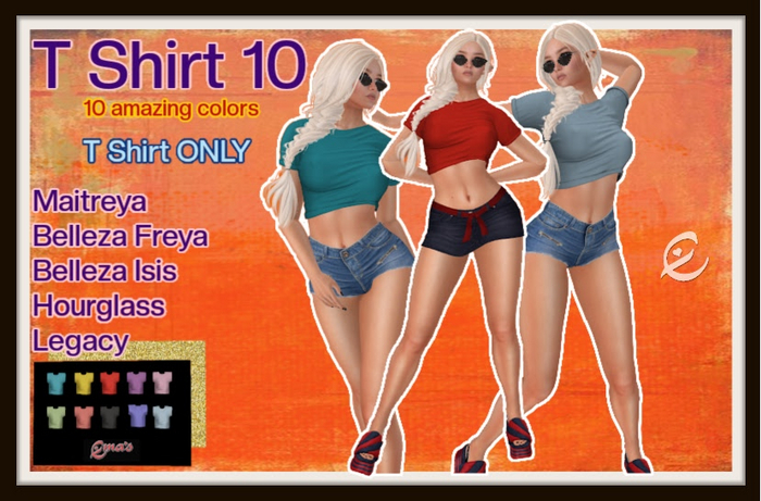 !ema's mesh-T Shrit 10 boxed