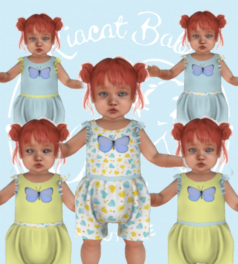 (RBB) Butterfly Rompers FATPACK ***PROMO***