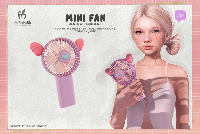 MishMish - Mini Fan - Kawaii [Boxed]