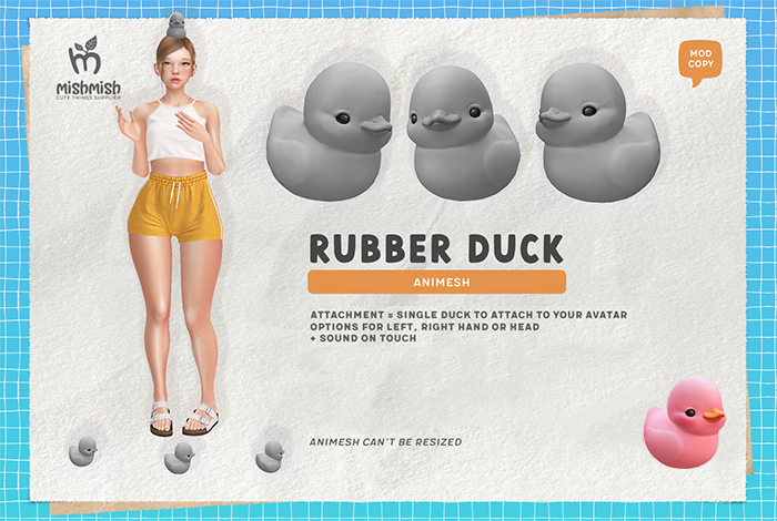 MishMish - Rubber Duck Attachment - Candy [Boxed]