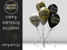 BMC5131 - HIGH QUALITY HAPPY BIRTHDAY BALLOONS - TOUCH TO RESIZE