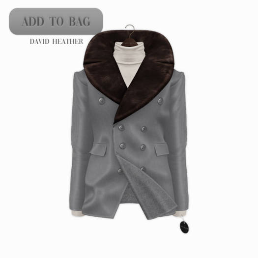 David Heather-Burb Coat - Grey