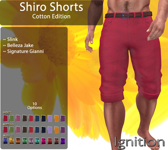 Ignition Shiro Shorts Cotton