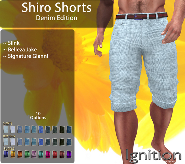 Ignition Shiro Shorts Denim