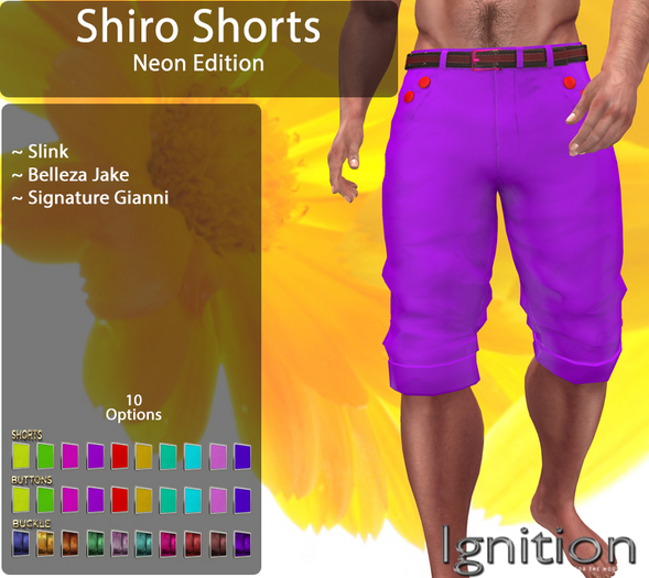 Ignition Shiro Shorts Neon