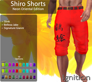 Ignition Shiro Shorts Neon Oriental