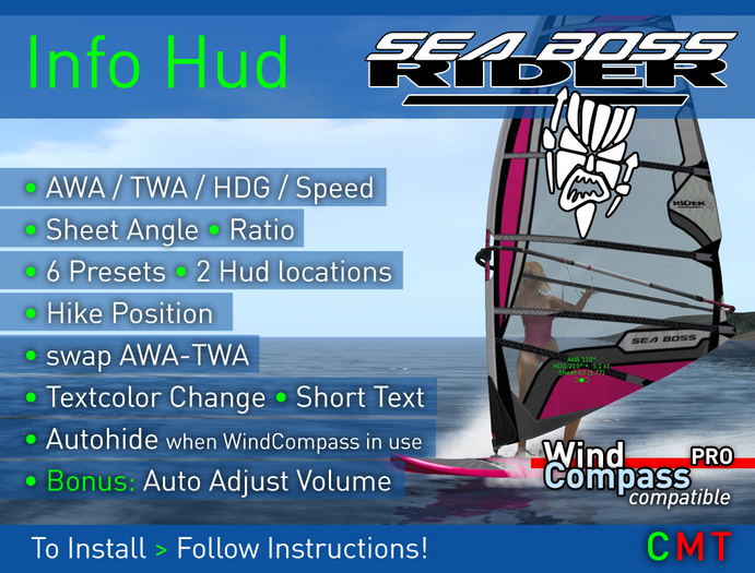 Sea Boss Rider - Info Hud