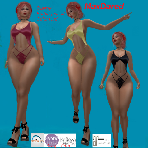 Swemy Bathing Suit eBody Curvy w/Color Hud demo