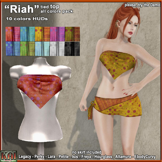 *KD* Riah tied top fullpack box/hud unpacked