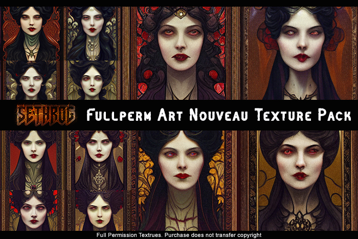 SETHTEX Art Nouveau Vamp Queen2