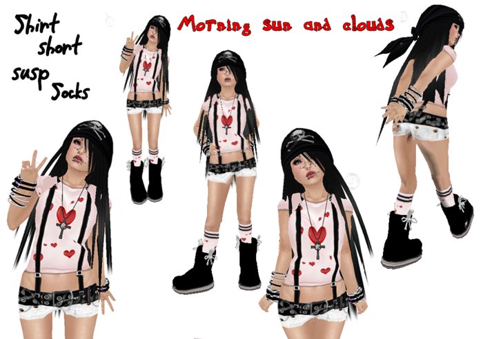 Morning sun and clouds