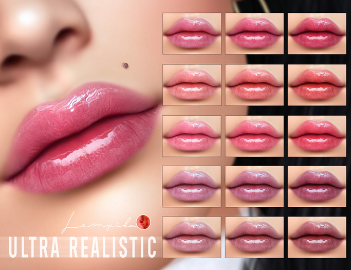 Lempika - 15 Lips Ultra Realistic Lelutka Evox #35