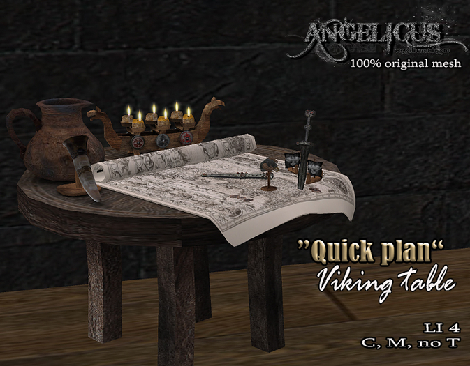 ::ANGELICUS:: Viking table "Quick Plan!"